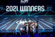 #31 Team WRT Oreca 07 Gibson of Robin Frijns, Ferdinand Habsburg-Lothringen, Charles Milesi  at the end of season awards