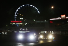 Night time action during the 24hr Le Mans race