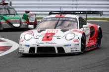 #56 Team Project 1 Porsche 911 RSR â€“ 19 LMGTE Am of Brendan Iribe, Oliver Millroy, Ben Barnicoat