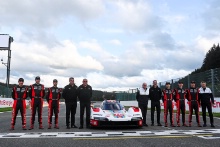 The Porsche Penske Motorsport Team unveil its livery for the 24 Hours of Le Mans