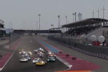 GT3 Start - #81 TF SPORT Corvette Z06 LMGT3.R of Tom Van Rompuy, Rui Andrade and Charlie Eastwood leads