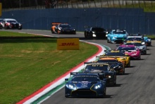 #27 HEART OF RACING TEAM Aston Martin Vantage AMR LMGT3 of Ian James, Daniel Mancienelli and Alex Riberas