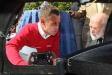 Tom Kristensen (DK) with His Royal Highness Prince Michael of Kent.
