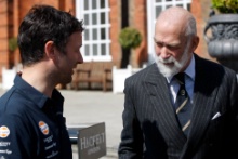 Darren Turner (GBR) with His Royal Highness Prince Michael of Kent.
