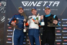 GT5 AM Podium with James Townsend and Nick Halstead and Axel Van Nederveen