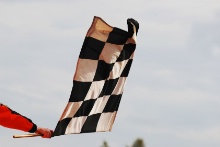 Ginetta GT5 checkered flag