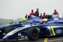 James Pull (GBR) Carlin Ford British F4 and Max Fewtrell (GBR) Carlin Ford British F4