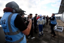 Filming at the British F4 Media Day