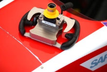 Fortec Motorsport steering wheel
