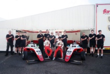 James Higgins (GBR) - Fortec Motorsports and Mika Abrahams (RSA) - Fortec Motorsports