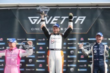 podium Race 3 Martin Wills - Assetto Motorsport GTA Tom Holland - GTA Toby Trice - SVG Motorsport GTA