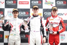 Roberto Faria - Carlin GB3 - Luke Browning - Hitech GP GB3 - Joel Granfors - Fortec Motorsport GB3