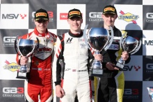 Joel Granfors - Fortec Motorsport GB3 , Luke Browning - Hitech GP GB3, Tom Lebbon - Elite Motorsport GB3