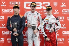 Ayato Iwasaki - Elite Motorsport GB3, Daniel Mavlyutov - Hillspeed GB3, Edward Pearson - Fortec Motorsports GB3