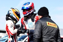Alex Walker (GBR) - Elite Motorsport GB4 and Tom Mills (GBR) - Kevin Mills Racing GB4