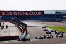Start of the race Alex Walker (GBR) - Elite Motorsport GB4 Leads