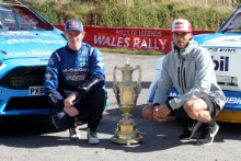 Elfyn Evans (GBR) M-Sport WRC driver and Gee Atherton (GBR)