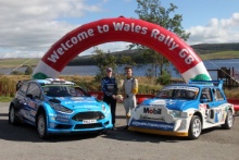 Elfyn Evans (GBR) M-Sport WRC driver and Chris Ingram (GBR) Opel Motorsport driver