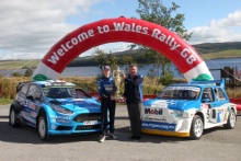 Elfyn Evans (GBR) M-Sport WRC driver and Dennis Ryan (GBR) Founder and Chairman Dayinsure