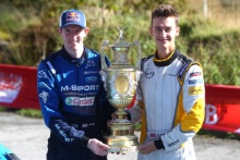 Elfyn Evans (GBR) M-Sport WRC driver and Chris Ingram (GBR) Opel Motorsport Driver