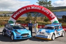 Elfyn Evans (GBR) M-Sport WRC driver and Chris Ingram (GBR) Opel Motorsport Driver
