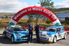 Elfyn Evans (GBR) M-Sport WRC driver and Dennis Ryan (GBR) Founder and Chairman Dayinsure
