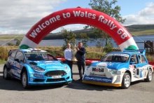 Ben Taylor (GBR) Managing Director dayinsure Wales Rally GB and Dennis Ryan (GBR) dayinsure