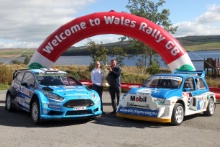 Ben Taylor (GBR) Managing Director dayinsure Wales Rally GB and Dennis Ryan (GBR) dayinsure