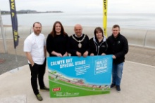 Wales Rally GB Colwyn Bay Special Stage launch