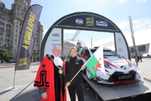 2019 Wales Rally GB Liverpool Launch
Peter Brennan - Mayor of Liverpool and Louise Emery - Conwy