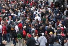 Fans at Daytona Speedway