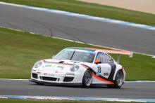 Porsche Carrera Cup white orange stripe