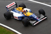 Karun Chandhok drives the Williams FW14B