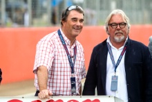 Nigel Mansell (GBR) and Keke Rosberg (FIN)