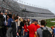 Fans at Daytona International Speedway