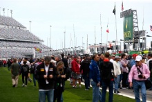 Fans on the grid at Daytona