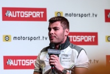 Seb Morris (GBR) on the Autosport Stage