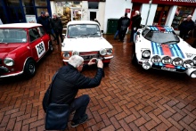 Car displays at the 23rd Rallye Monte-Carlo Historique Banbury Passage Control