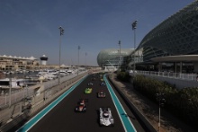 Start of the Asian Le Mans Series 4 Hours of Abu Dhabi Race 1