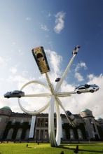 Porsche Central Feature Sculpture designed by Gerry Judah