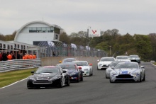 Start of the Race Liam Griffin / Kieran Griffin Aston Martin GT4 lead