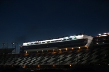 Daytona Speedway at night