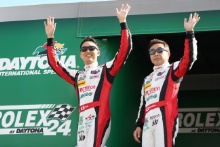 Satoshi Hoshino / Tomonobu Fujii Flying Lizard Motorsports Audi R8 LMS
