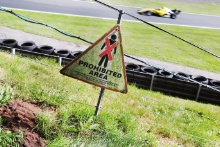 Motorsport UK Prohibited Area sign