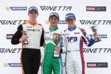 Tom Gamble, Kiern Jewiss,Daniel Haprer Douglas Motorsport Ginetta Junior