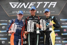 Liam McNeilly - Fox Motorsport Ginetta Junior - Josh Rowledge - R Racing Ginetta Junior - Joseph Warhurst - Elite Motorsport Ginetta Junior
