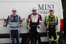 Harry Nunn - AReeve Motorsport MINI, Joe Wiggin - LDR Performance Tuning MINI and Nicky Taylor - EXCELR8 Motorsport MINI
