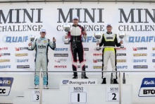 Podium Race 1 Max Bird - EXCELR8 Motorsport MINI Jack Davidson - LUX Motorsport MINI Sam Weller - Hybrid Tune MINI