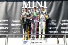 Podium Ronan Pearson - EXCELR8 Motorsport MINI Alex Denning - Graves Motorsport MINI Jason Lockwood - EXCELR8 Motorsport MINI