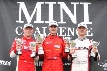 Jack Byrne - Jack Byrne Racing MINI, Tom Ovenden - EXCELR8 Motorsport MINI and Matt Hammond - EXCELR8 Motorsport